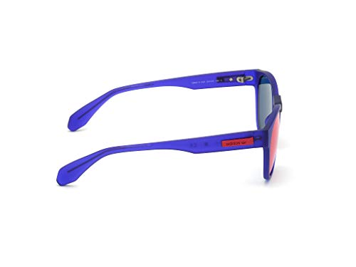 adidas OR0014 Gafas, Matte Violet/BLU Mirror, 54 Unisex Adulto