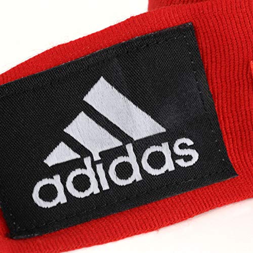 adidas Vendaje Boxing Crepe Bandage New AIBA Rules, Rojo, 5.7 x 4.5 m, ADIBP031