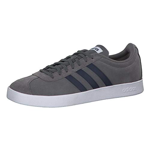 adidas VL Court 2.0', Zapatillas Unisex Adulto, Gris (Grey Four F17/Collegiate Navy/FTWR White), 42 2/3 EU