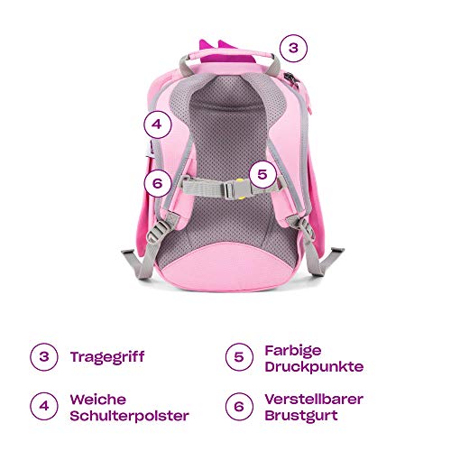 Affenzahn Flamenco - Mochila Infantil, 18 cm, Rosa