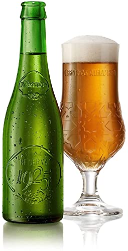 Alhambra Reserva 1925 Cerveza Dorada Lager - Pack de 24 Botellas x 33cl - 6,4% Volumen de Alcohol