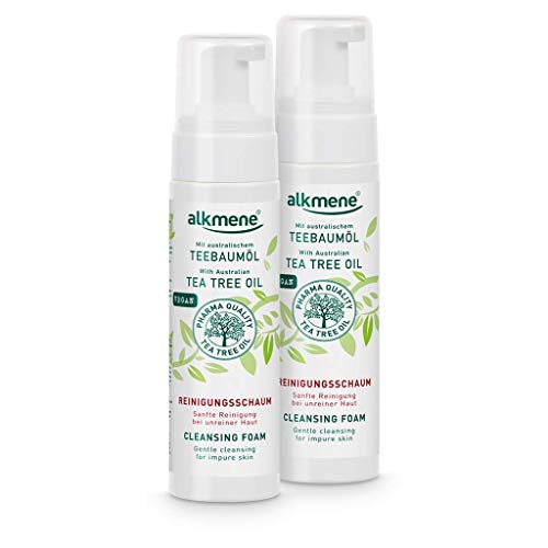 alkmene gel limpiador facial - espuma limpiadora para cara y cuerpo - Vegana, sin siliconas ni parabenos - cuidado de la piel para mujeres y hombres 2x 200 ml