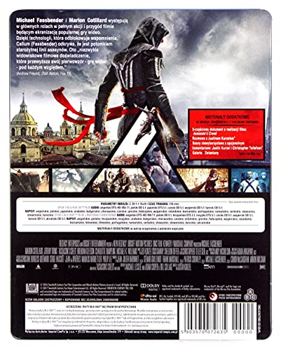 Assassin's Creed [Blu-Ray]+[Blu-Ray 3D] [Region Free] (Audio español. SubtĂ­tulos en español)