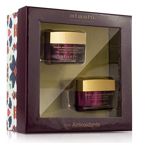 atashi | Cofre de Belleza | Ritual Antioxidante Hidratante Día + Crema Antiedad