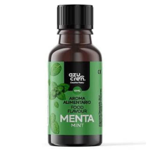 Azucren - Saborizante para Repostería - Aporta Aroma y Sabor a tus Tartas, Bizcochos y Galletas -10 ML (Menta)