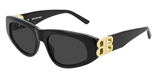 Balenciaga Gafas de Sol BB0095S Black/Grey 53/19/135 mujer