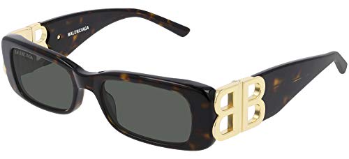 Balenciaga Gafas de Sol BB0096S Havana/Green 51/18/130 mujer