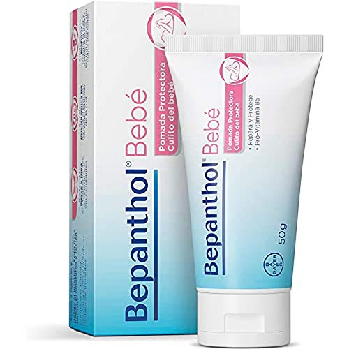 Bepanthol Bebé, Formulado Específicamente para Proteger y Cuidar la Delicada Piel del Culito del Bebé, Tubo, 50g