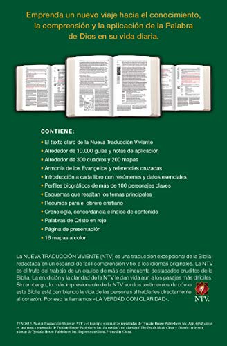 Biblia de estudio del diario vivir NTV, tamaño personal
