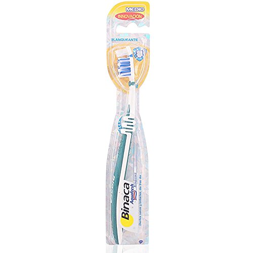 BINACA BINACA AQUAFRESH cepillo dental blanqueante medio - [confezione da 1]