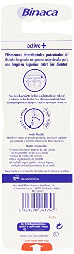 Binaca - Cepillo de Dientes Active + - Pack de 2