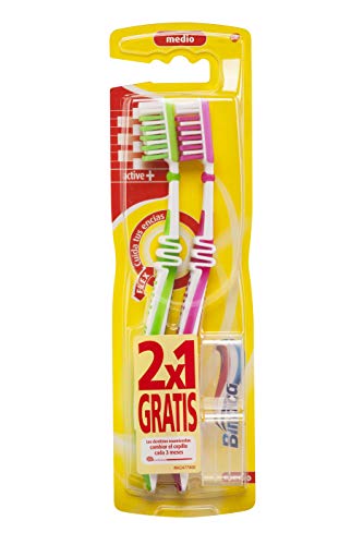 Binaca - Cepillo de Dientes Active + - Pack de 2