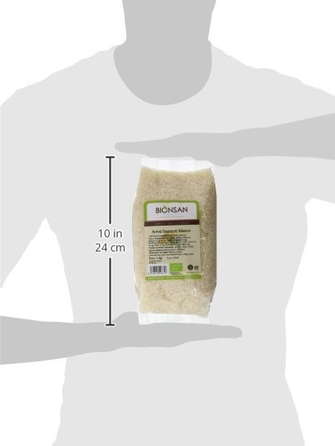 Bionsan Arroz Basmati Blanco Ecológico - 3 Paquetes de 1000 gr - Total: 3000 gr