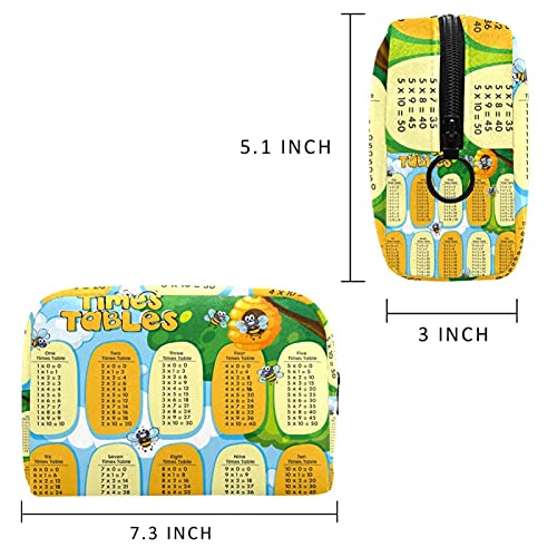 Bolsa de maquillaje portátil de viaje grande para cosméticos, neceser, maquillaje, afeitadora, para hombres, mujeres y niñas, mesas, abejas