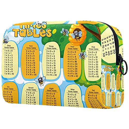 Bolsa de maquillaje portátil de viaje grande para cosméticos, neceser, maquillaje, afeitadora, para hombres, mujeres y niñas, mesas, abejas