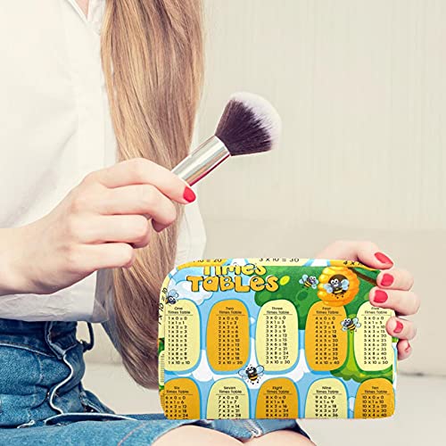 Bolsa de maquillaje portátil de viaje grande para cosméticos, neceser, maquillaje, afeitadora, para hombres, mujeres y niñas, mesas, abejas