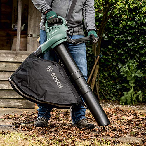 Bosch Home and Garden Bosch Soplador, Aspirador de Hojas UniversalGardenTidy (1800 W, Velocidad de Flujo de Aire: 165-285 km/h, en Caja)