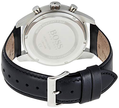 BOSS Reloj para Hombre de Cuarzo con Correa en Cuero 1513782