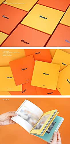 BTS - Butter Album [Cream Ver.]+Photobook+Poster+LYRIC Cards+Instant Photo card+Folded message card+Graphic sticker+Photo card+Bonus (Referring to the bullet point)