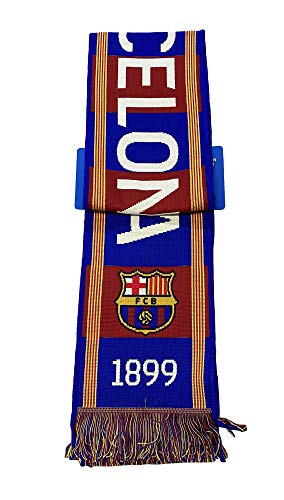 Bufanda Telar nº 27 FC. Barcelona 1899 – Producto con Licencia – 100% Acrilico – Medidas 140x20 cm.