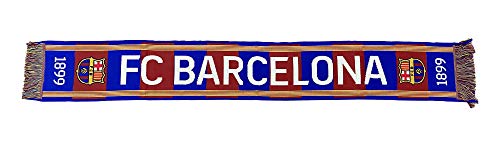 Bufanda Telar nº 27 FC. Barcelona 1899 – Producto con Licencia – 100% Acrilico – Medidas 140x20 cm.