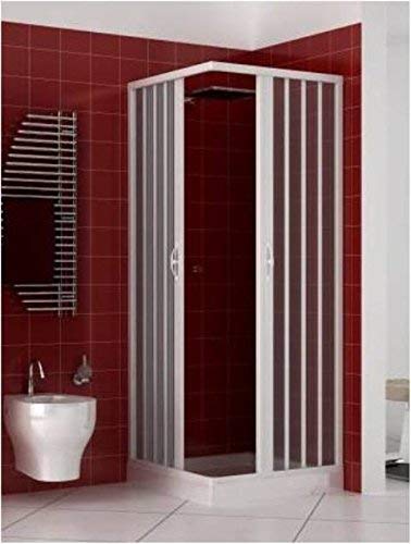 Cabina de ducha 70 x 70 de PVC Mod. Acuario con apertura central