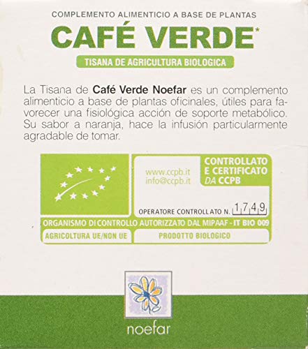Cafe Verde Tisana Bio 20 Bolsitas