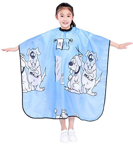 Capa infantil para corte y lavado, capa impermeable para niños 52”x37”/132x94 cm (azul)