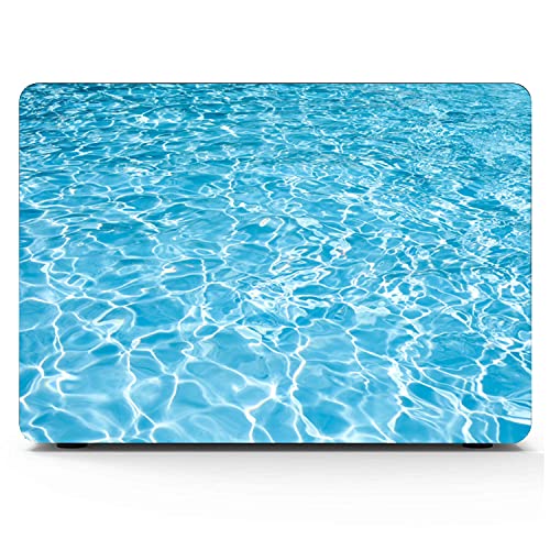 Carcasa Dura para Estuches para Libros Pro Estuche para Libros Air Case A1466 Blue Summer Cool Swimming Pool Under Water Compatible con Book Air 11"13" Pro 13"15" 16"2008-2020 Ver