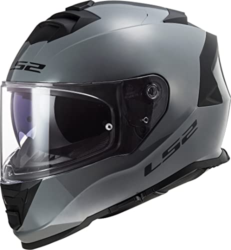Casco de Moto LS2 FF800 Storm Nardo Grey, Gris, XS