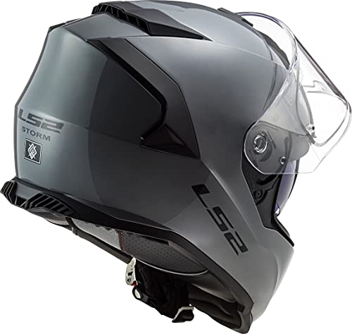 Casco de Moto LS2 FF800 Storm Nardo Grey, Gris, XS