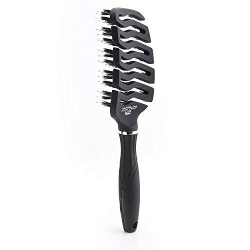 Cepillo LIM HAIR TANGLIM FLEX VENT: Estructura flexible y ventilada. Púas NATURAL 100 % + pin nylon. estimula cuero cabelludo, desenreda, da brillo al cabello