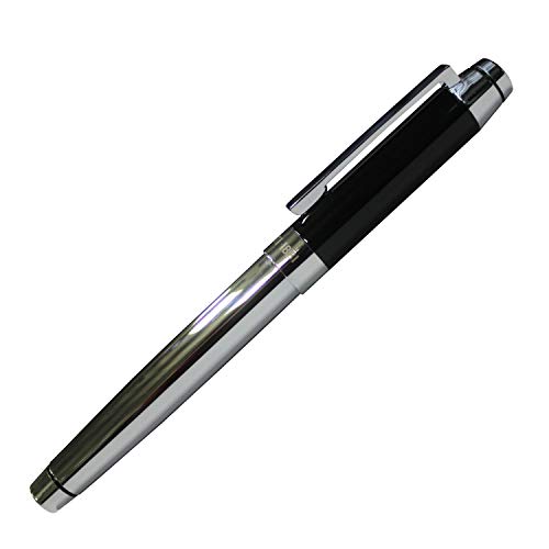 Cerruti 1881 NST0595 Heritage - Bolígrafo de punta redonda, color negro