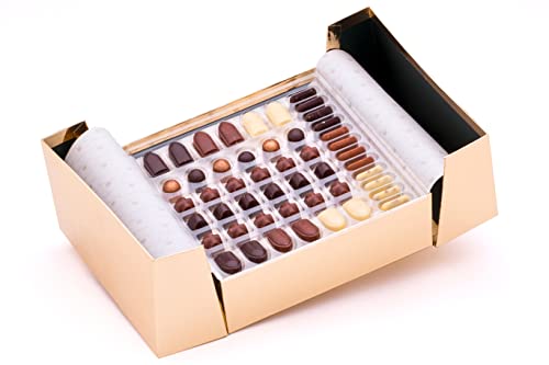 Cesta Regalo Bombones Chocolate Artesano Gourmet Sin Gluten "Lobetanni" Aurum