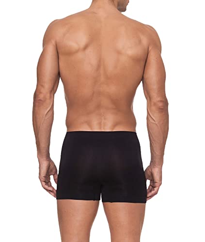 Channo Pack de 12 - Calzoncillos de Hombre, Boxer Lycra, sin Costuras Liso y con Color Uniforme (XXXL)