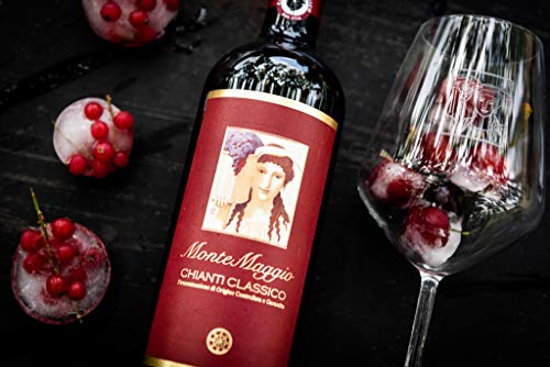Chianti Classico di Montemaggio - Vino Tinto Seco Fino Orgánico de Italia - DOCG Toscana - Gallo Nero - Sangiovese/Merlot - Fattoria di Montemaggio - 0.75L - 1 Botella