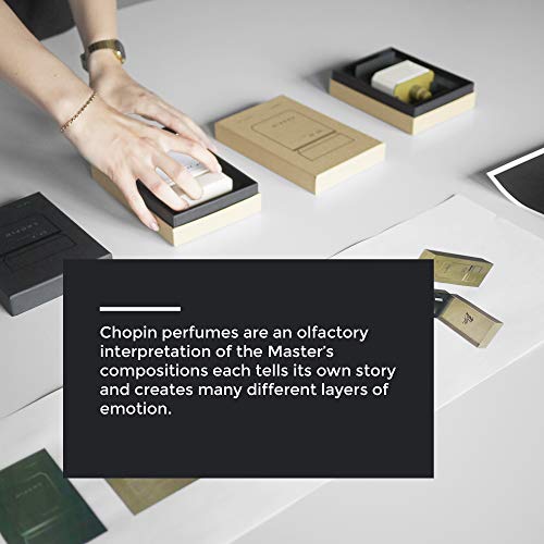Chopin Op.9 Eau de Perfume Para Hombres Aroma de Noche Expresivo Natural con Presencia Fuerte y Romántica Fragancia para Hombres con Bergamota Clavo Cedro y Tabaco Espray Original Edt Pour Homme 100ml