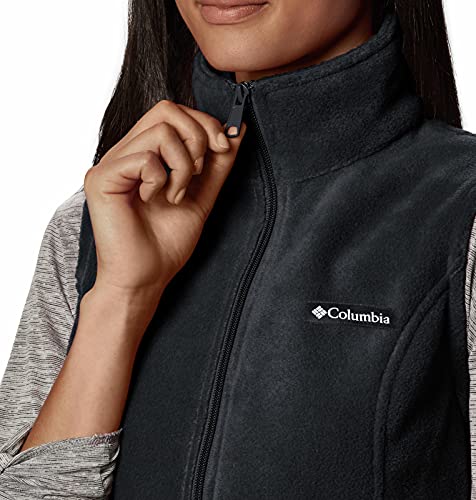 Columbia Chaleco femenino Benton Springs de Petite - Petite Outerwear, -negro, PXL