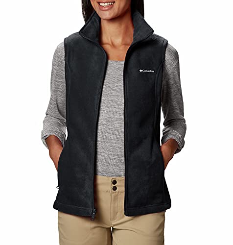 Columbia Chaleco femenino Benton Springs de Petite - Petite Outerwear, -negro, PXL
