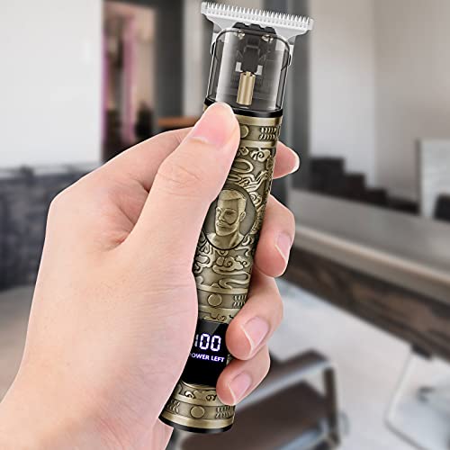 Cortapelos Hombre, Maquina Cortar Pelo, LED Pantalla Maquinilla Cortar Pelo Profesional, Eléctrica Cortadora de Pelo Recortadora de Barba Maquina de Afeitar Máquina Cortar Pelo Inalámbrico Carga USB