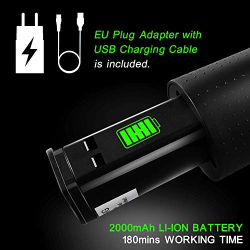Cortapelos Hombre, Moevert Maquina Cortar Pelo Profesional Máquina Cortapelo Cabeza Maquinilla Eléctrica Cortadora de Pelo Recortadora con Pantalla LCD Batería Recargable para Adulto