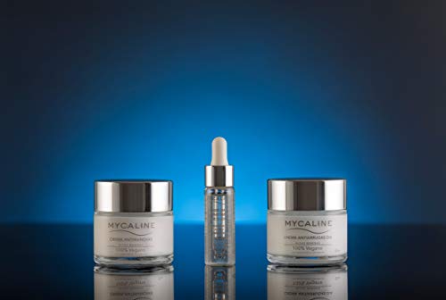 Crema Antiarrugas Dia MYCALINE 100% VEGANO con Ingredientes Naturales a base de ALGAS MARINAS. 50ml. Cosmetica Natural Fabricado en España