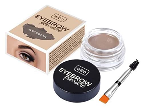 Crema para Cejas Waterproof Negro Marrón - Eyebrows Pomade 3 Black Brown - Wibo
