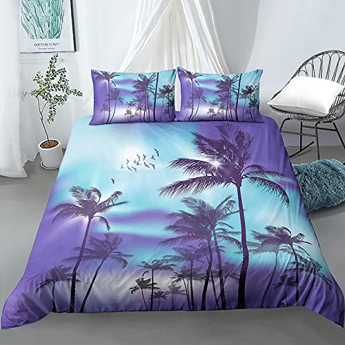 Csuper Landscape Ocean Impresión Digital En 3D Duvet Cove Dormitorio De Hotel En Casa Dormitorio De Estudiantes Apto para Juego De 3 Piezas Ropa De Cama Lavable A Máquina con Cremallera Invisible