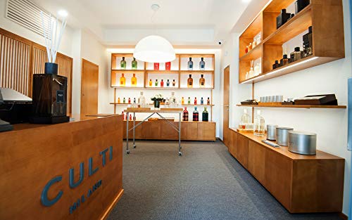 Culti - Difusor de varillas Décor de 500 ml Milano - Aroma Era, de midolina, Cassis, rosa y ámbar vegetal. - Duración 3 meses - Metraje de 10 a 20 m2