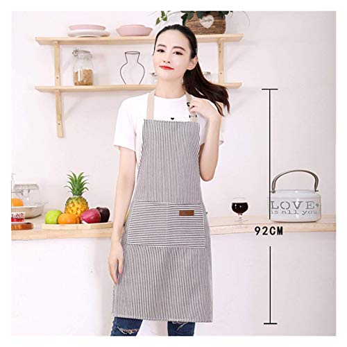 Delantal cocina Delantales para mujeres Cocina más reciente Cocina Delantal de mujer Hombres Chef Camarero Cafetería Tienda Peluquería Delantales BIBS Accesorio de cocina Delantales para hombres Delan
