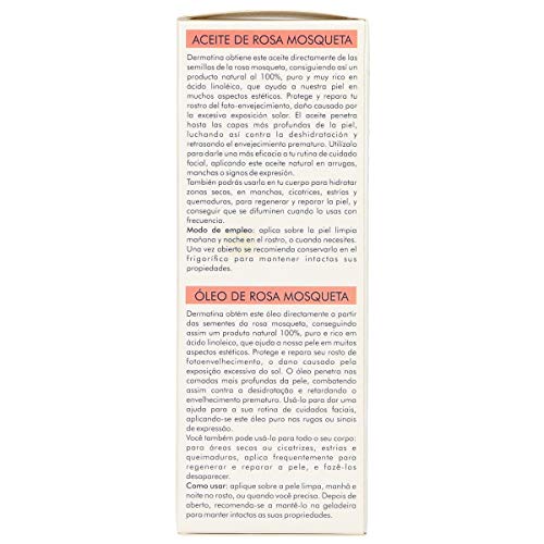 DERMATINA aceite de rosa mosqueta 100% vegetal bote 20 ml