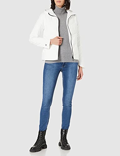 Desigual Paddded Regular Co Mandal Chaqueta, Blanco, L para Mujer