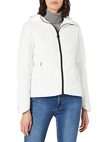 Desigual Paddded Regular Co Mandal Chaqueta, Blanco, L para Mujer