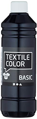 Diseño de fabricación de arte 100263 Producción de arte Diseño color textil, 500 ml volumen, negro